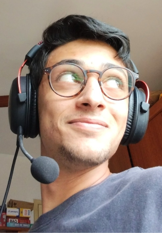 Foto do descontraída do JP